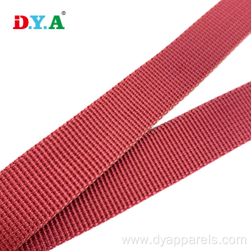 Patterned 25mm Purple Red PP Polypropylene Webbing